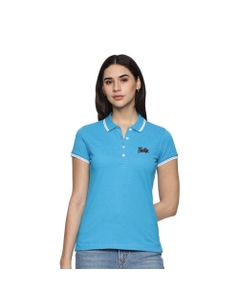 Allen Solly Polo T-shirt Women- Sky Blue